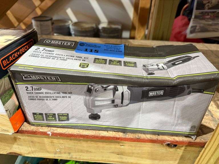 New Master Mechanic Corded Oscilating Tool Kit image