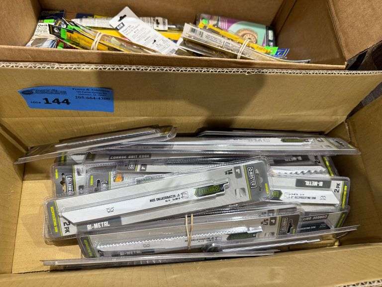 Lot - New Master Mechanic Reciprocating Saw Blades, Assorted Sizes image