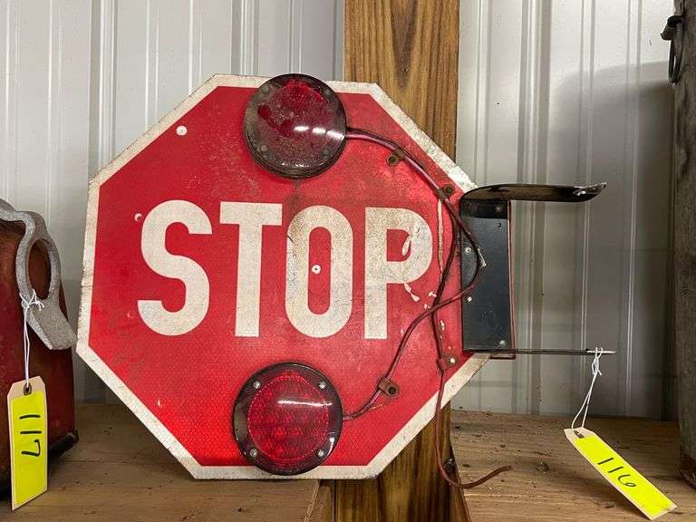 Stop Sign with Lights image