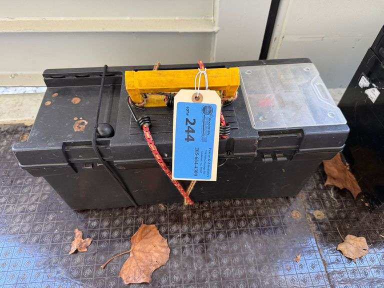 Plastic Toolbox with Tools image