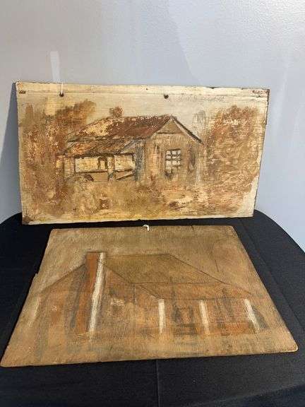 Lot - (2) Pieces of Jim Suddoth Artwork, One Signed image