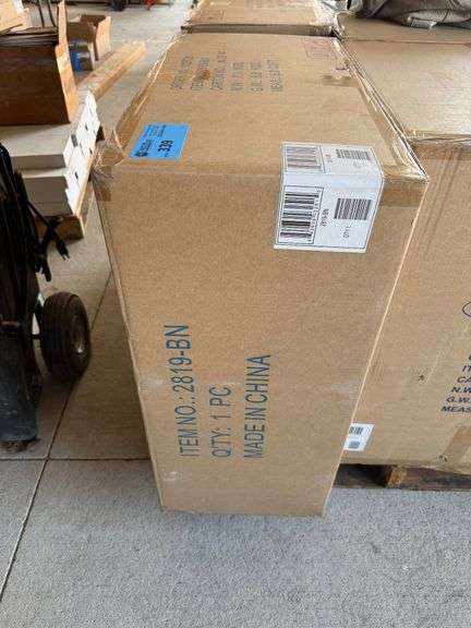 Millennium 2819-BN 30in Wide 9-Light Chandelier image