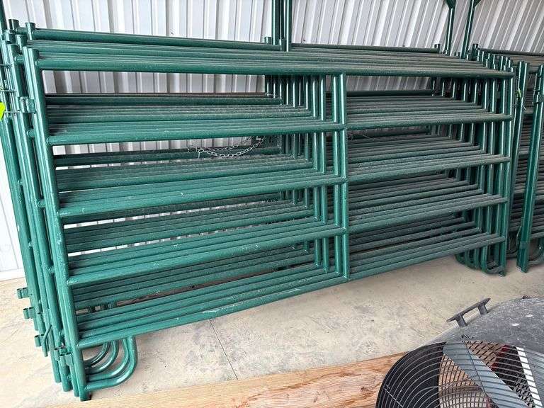 (4) Cattle Panels and (1) Open Cattle Gate image