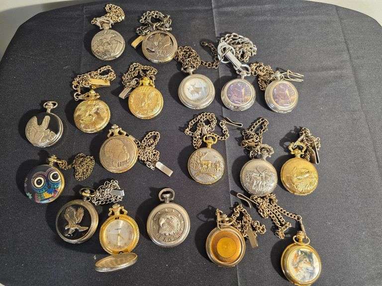 Lot - (17) Assorted Pocket Watches image