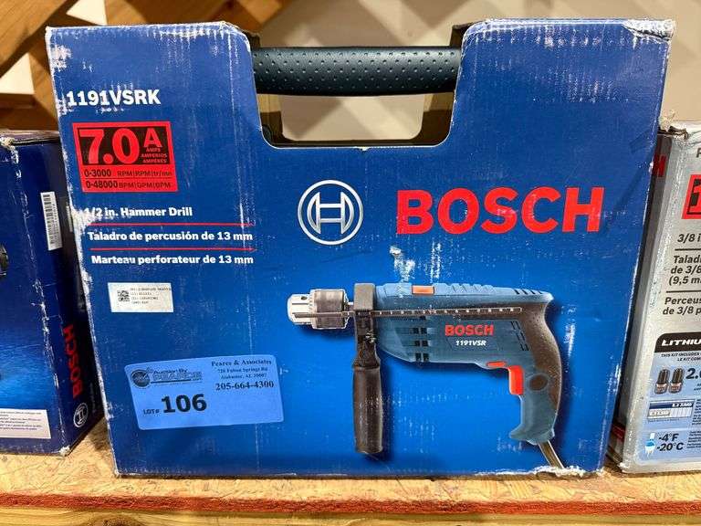 New Bosch 1/2in Hammer Drill, Corded image