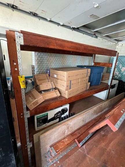 Lot - (2 Sets) Wooden Shelves image