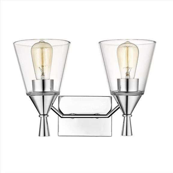 (2) Millennium 410002-CH 2-Light Fixture, 1-Pc image