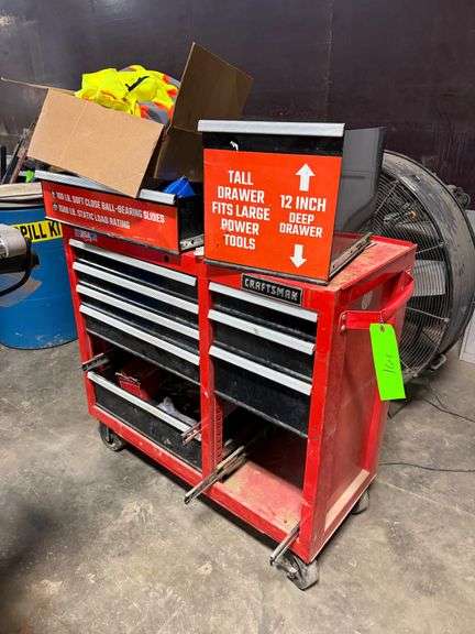 Craftsman Rolling Tool Box with Accessories image
