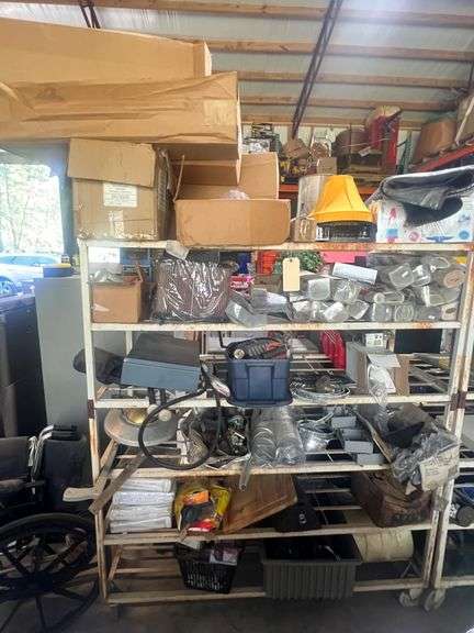 Large Lot - Shelf with Assorted Items and Parts image