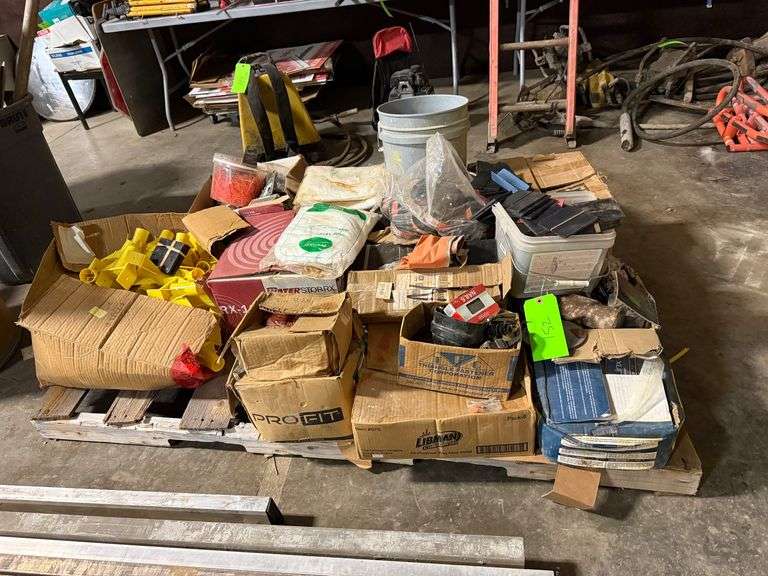 Pallet - Construction Supplies - Nails, Caps, etc image