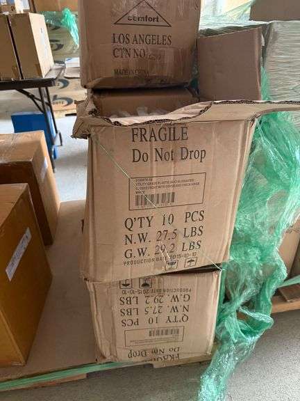 (2) Comfort Seats U1008TK00 Utility Grade Plastic Elongated Toilet Seat with Cover image