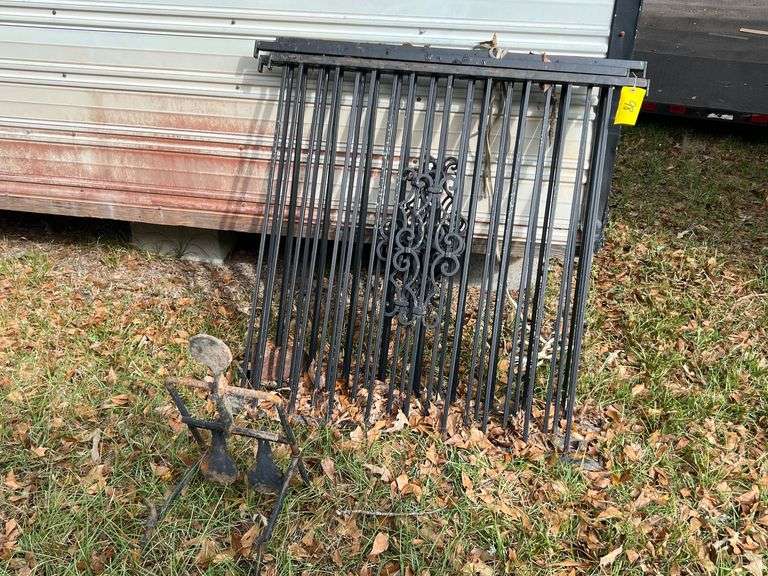 Lot - Wrought Iron Decorative Fence Panels image