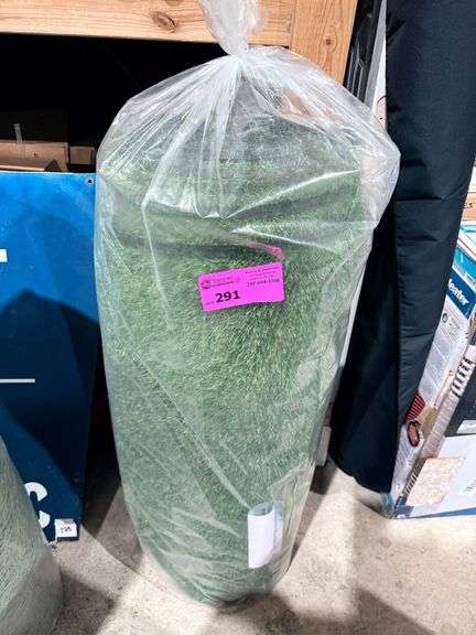 Artificial Grass Turf with Rubbernecking and Drainage Holes, 3.3ft W x 49.2ft L image