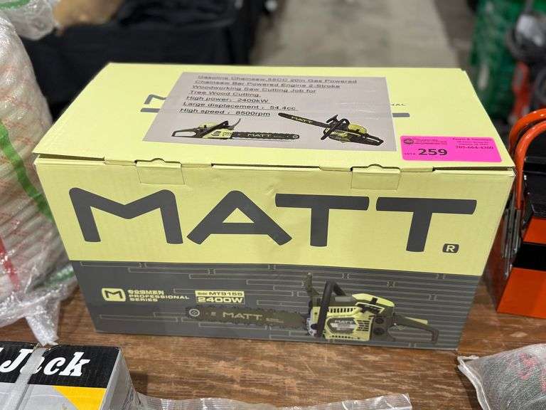 New 20in Gas Powered Chainsaw image