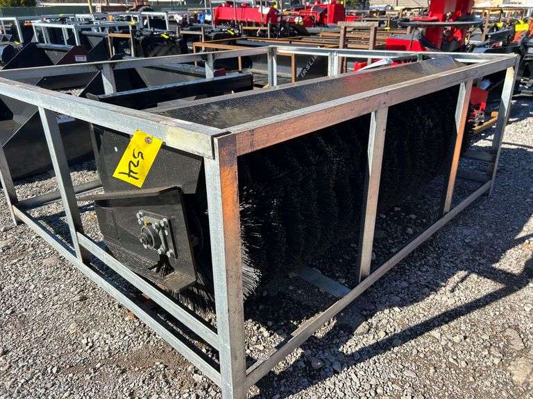 2024 Wolverine Unused PAB-11-72W Skid Steer Heavy Duty Hydraulic Angle Broom image