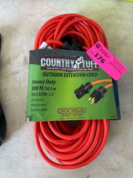 Country Tuff 100ft 14/3 Outdoor Extension Cord image