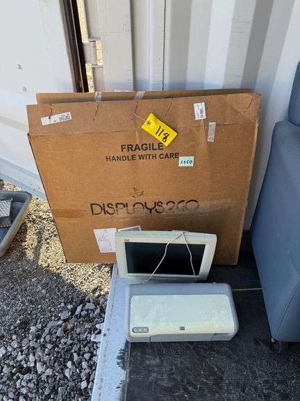 Lot - Printer, Viewsonic VG150 Monitor and Display Mount image