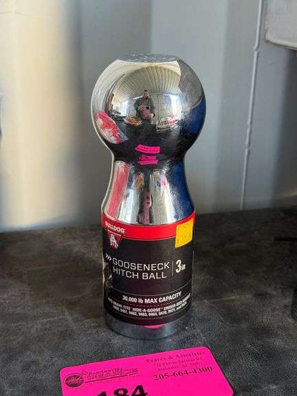 Bulldog 3in Gooseneck Hitch Ball, 30,000lb Capacity image