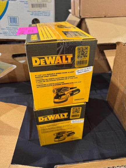 (2) Dewalt 5in Variable Speed Orbit Sander image
