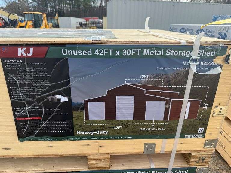 2025 KJ Unused K4230G 42ft x 30ft Metal Storage Shed image