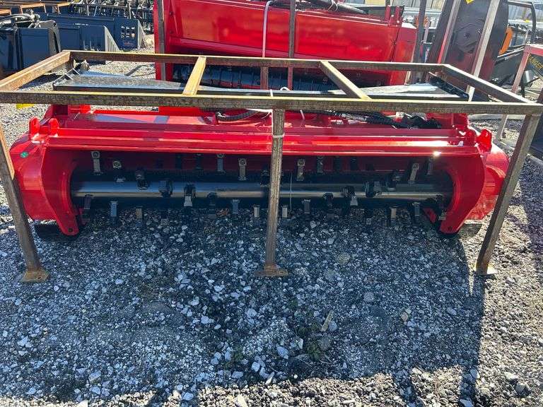 2025 GIYI Unused 1680mm Skidsteer Mulcher, SN# THJ72250724, Operating Width - 1680mm, Weight - 1250kgs image