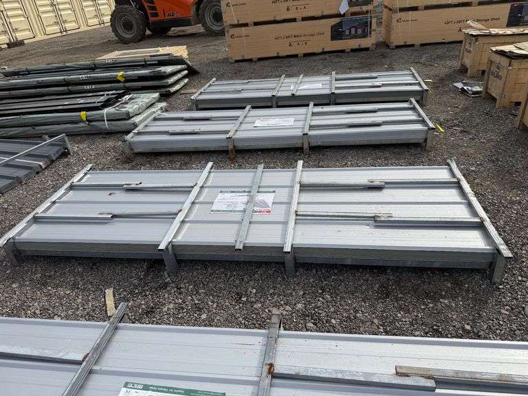 (100) 2025 KJ Unused K0311 HD 10ft Long Galvalume Corrugated Steel Panels image