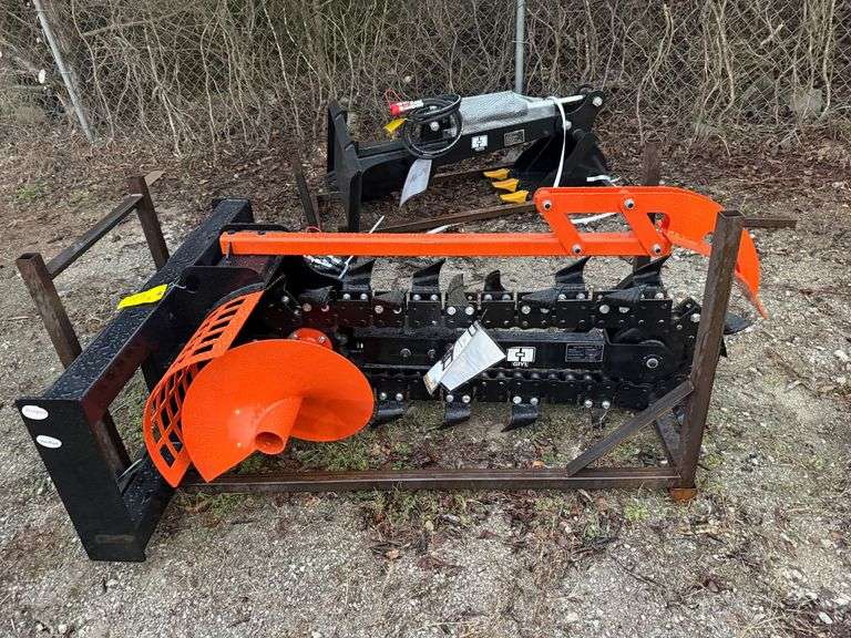 2025 GIYI Unused D39 Skidsteer Trencher image