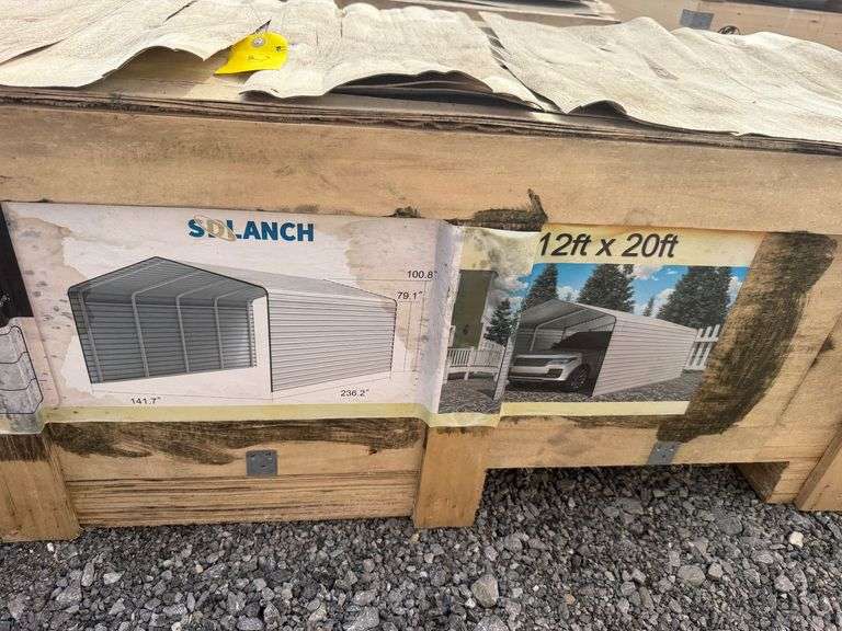 2025 SDLanch Unused SDLC1220 High-End Carport 12ftx20ft image