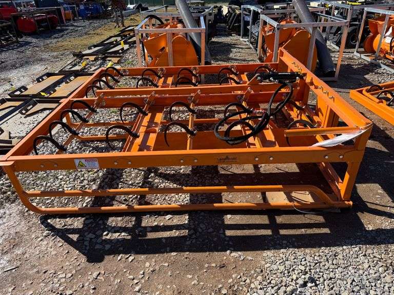 2025 Landhonor Unused HAG-12-24Q Skidsteer Hay Accumulator Grapple image