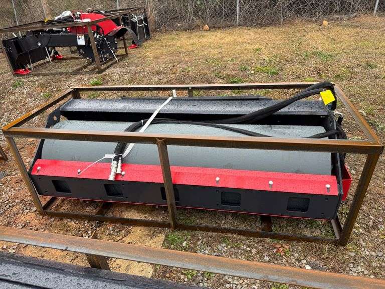 2025 Raytree Unused RMVR76 Skidsteer 76in Vibratory Roller image