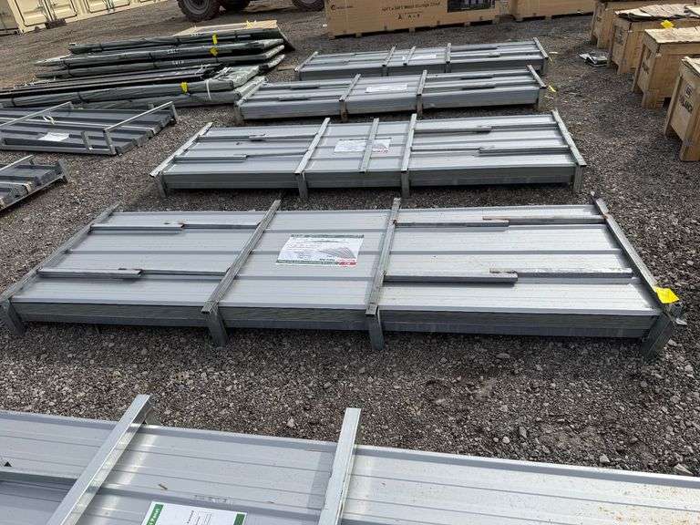 (100) 2025 KJ Unused K0311 HD 10ft Long Galvalume Corrugated Steel Panels image