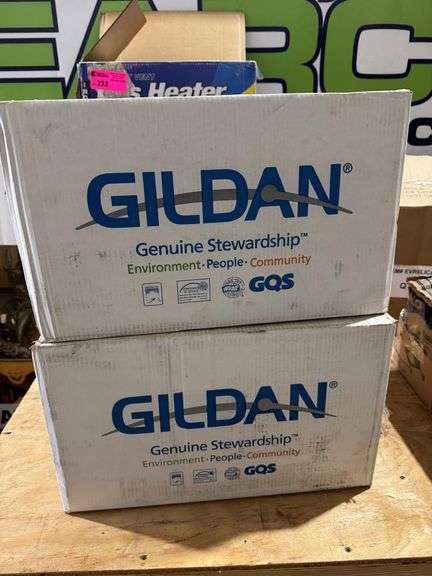 (2) Gildan Black Tshirts - Size XL image