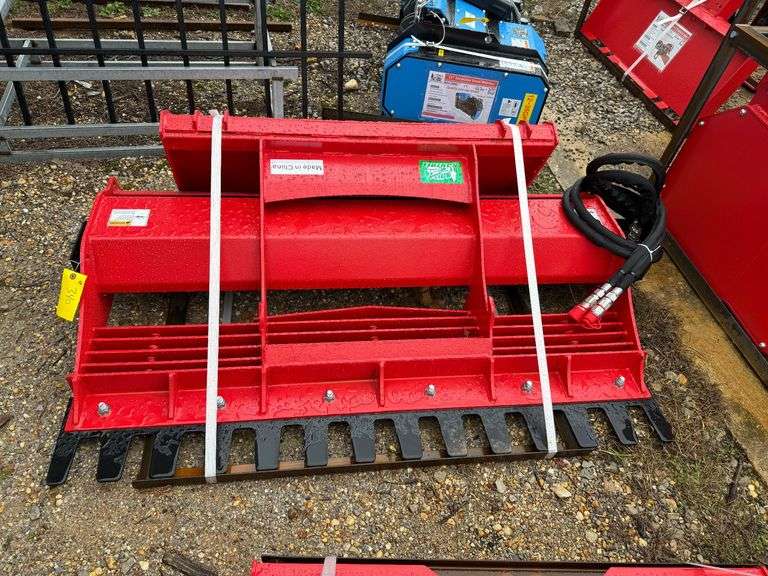 2025 Raytree Unused RMLL60 Skidsteer Power Rake Land Level image