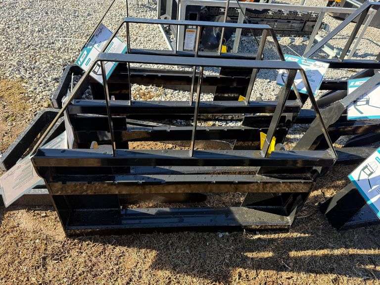2025 CFG Industrial Mower King Unused SAII100 Skidsteer Pallet Forks image