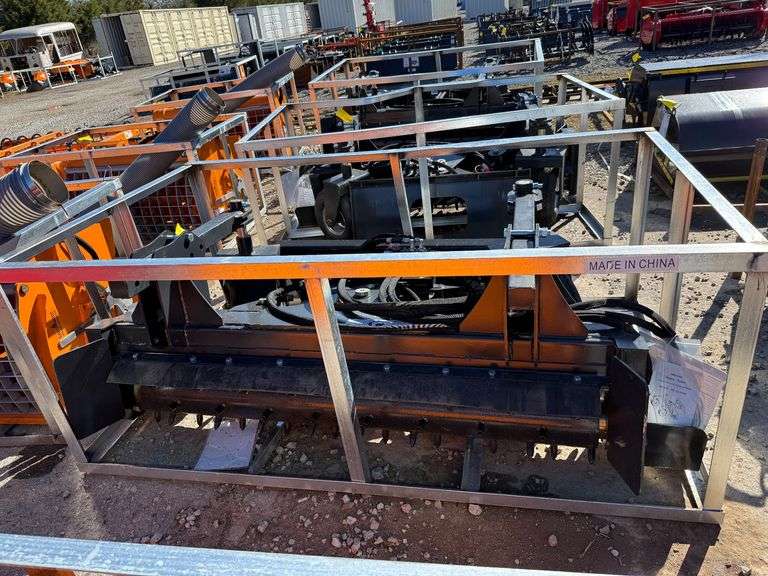 2025 Landhonor Unused PR-12-72W Skidsteer 72in Power Rake image