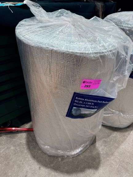 Bubble Aluminum Foil Reflective Insulation, 3.3ft W x 164ft L image