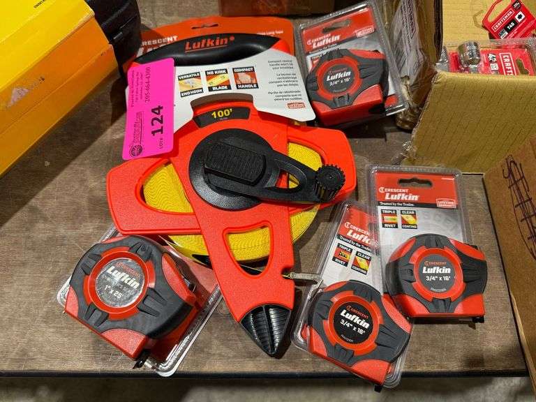 (5) New Lufkin Assorted Tape Measures image