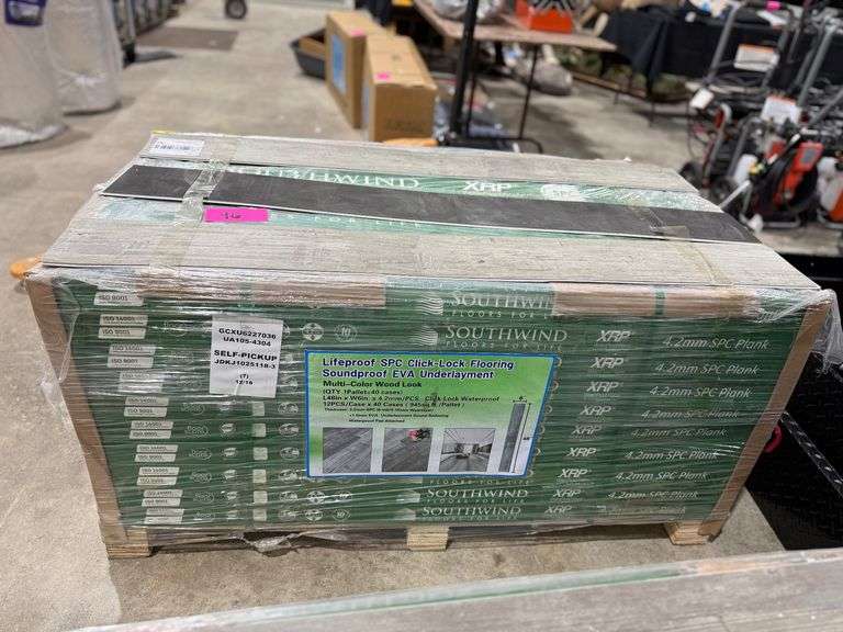 Lifeproof SPC Click-Lock Flooring - 1 Pallet of 40 Cases image