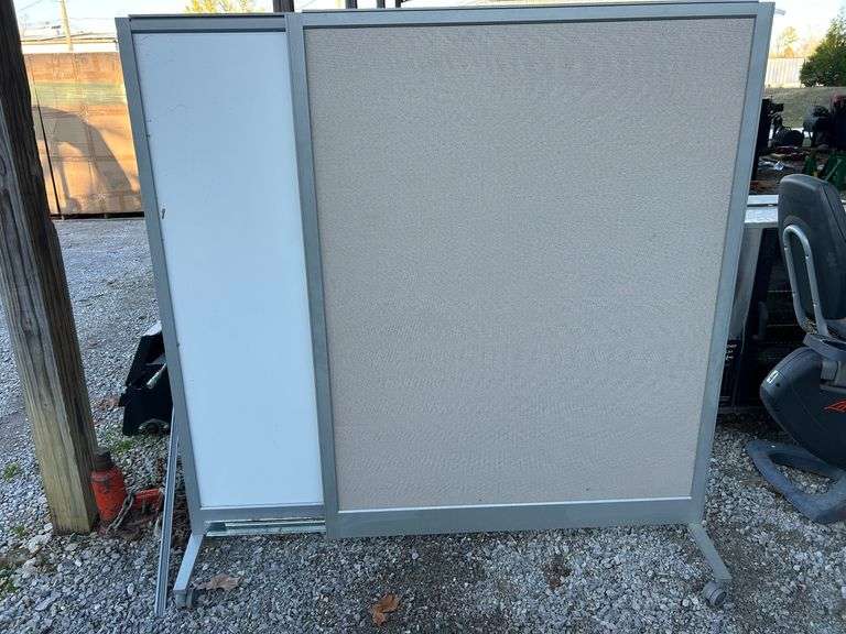 Slide Divider and Half is Dry Erase Board on Both Sides image