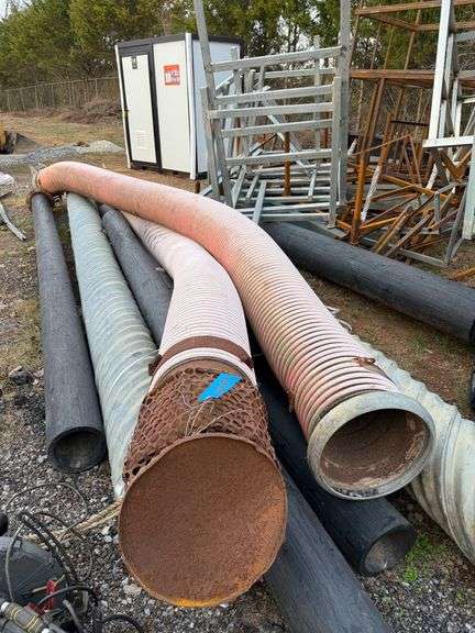 Lot - Industrial Hoses, Pipe, Etc image