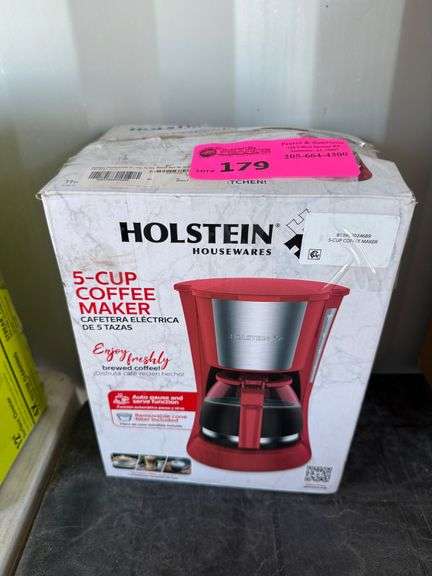 Holstein 5-Cup Coffee Maker image