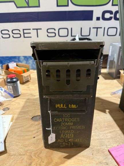 Lot - Large Ammo Can of Brass Casings for Reloading image