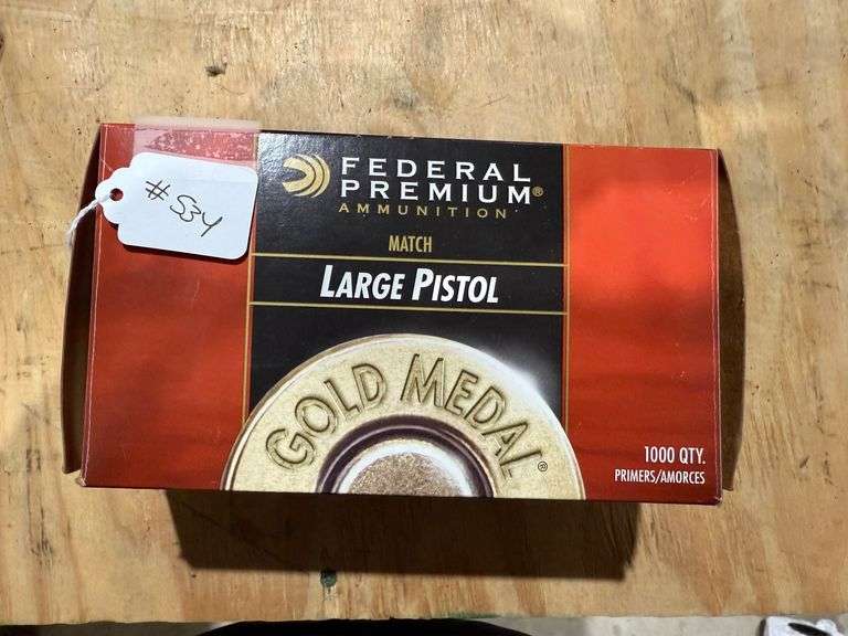 Federal Large Pistol Match Primers - Partial Box, Qty: Approx 540 image