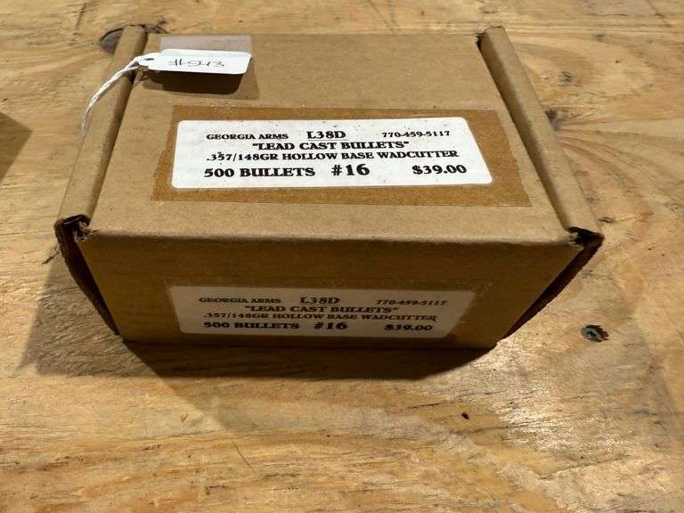 Georgia Arms "Lead Cast Bullets" .357/148GR Lead Semi-Wadcutter - 500 Bullets image