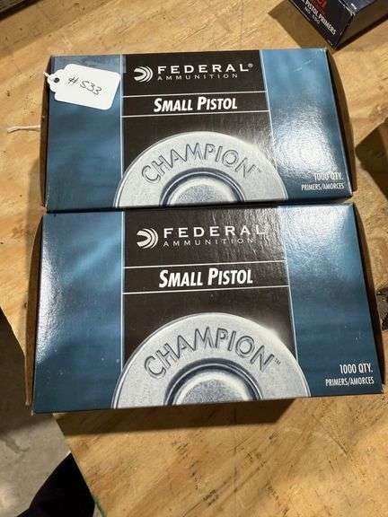 Federal Small Pistol Primers - Qty: 1700 image