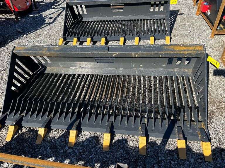 2025 Landhonor Unused RB-14-78W 78" Skid Steer Rock Bucket image