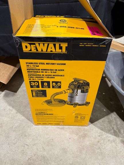 Dewalt Stainless Steel Wet/Dry Vac image