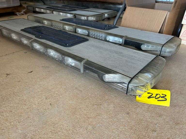 (2) Whelen LFL Liberty Series Police Light Bars - Model SP2BBBB image