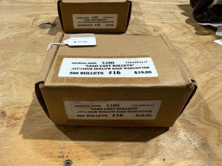 Georgia Arms "Lead Cast Bullets" .357/148GR Lead Semi-Wadcutter - 500 Bullets image