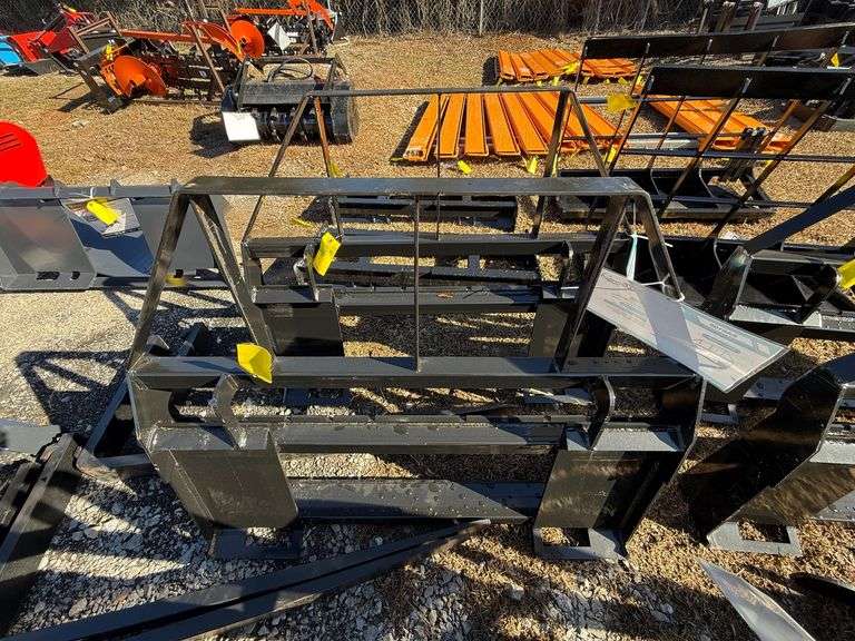 2025 CFG Industrial Mower King Unused SAII100 Skidsteer Pallet Forks image